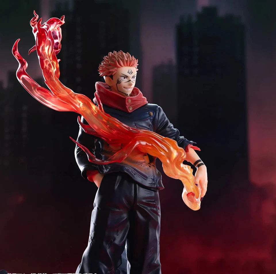 Sukuna Ryomen Divine Flame Jujutsu Kaisen Signature Anime Figure PVC 7" [Boxed]