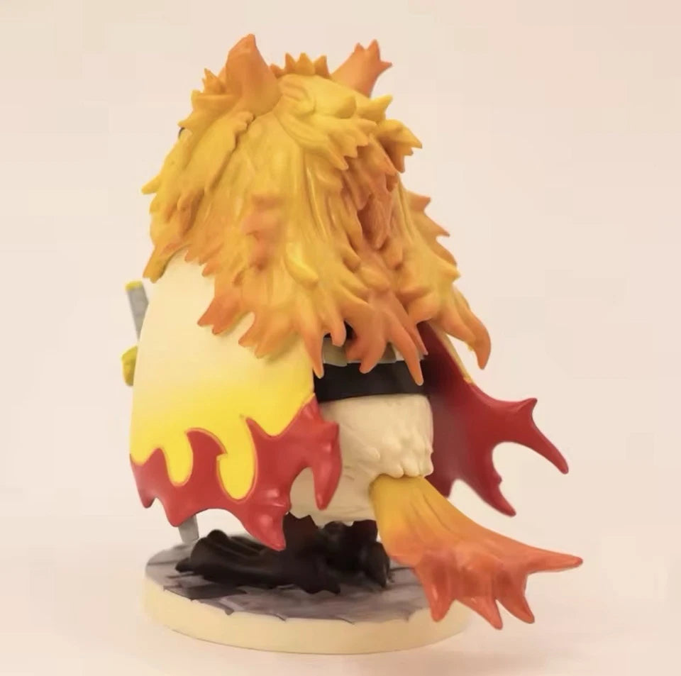 Kyojuro Owl Flame Hashira Demon Slayer Anime Parody Figure PVC 3.9" [No Box]
