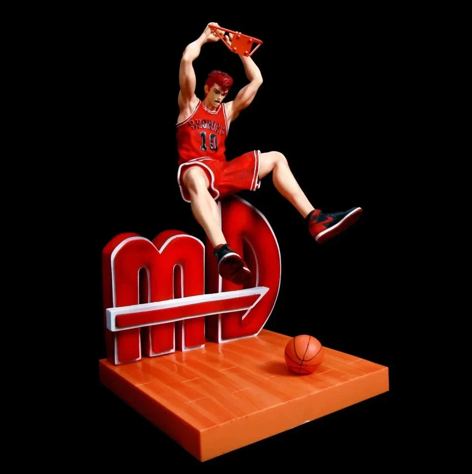 Sakuragi Hanamichi Dunking Slam Dunk Anime Figure Model Statue PVC 15" [Boxed]