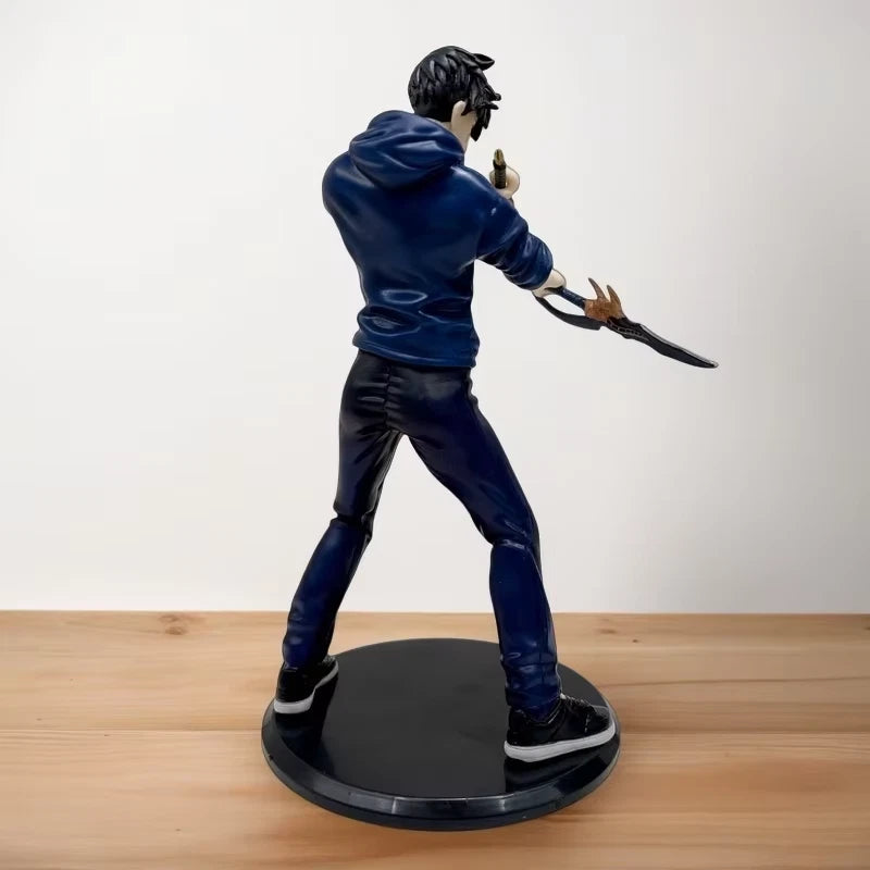 Sung Jin-woo Dual Daggers Solo Leveling Anime Figure Model Statue PVC 7.5" [Boxed]