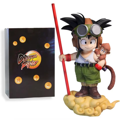 Young Goku & Monkey Dragon Ball Z Anime Collectible Figure PVC 5.5" [Boxed]
