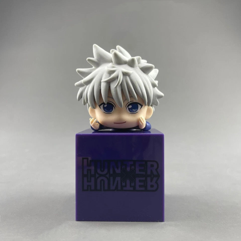 Killua, Gon, Kurapika, Hisoka Chibi Hunter × Hunter Anime Figure Model Statue PVC 4" [Boxed]