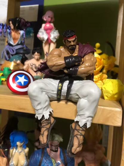 Ryu Beard Ver. Street Fighter Noodle Stopper Figure Model Statue PVC 5.5" [Boxed]