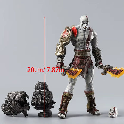 Kratos Blades of Chaos God of War RPG Adjustable Action Figure PVC 7" [Boxed]