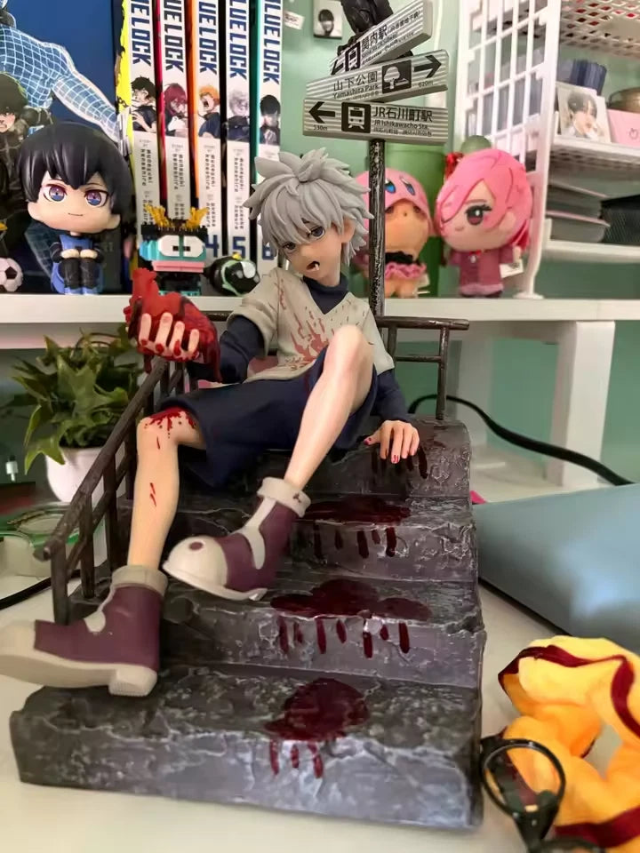 Killua Zoldyck Heart Grab Hunter × Hunter Anime Figure Model PVC 13" [Boxed]