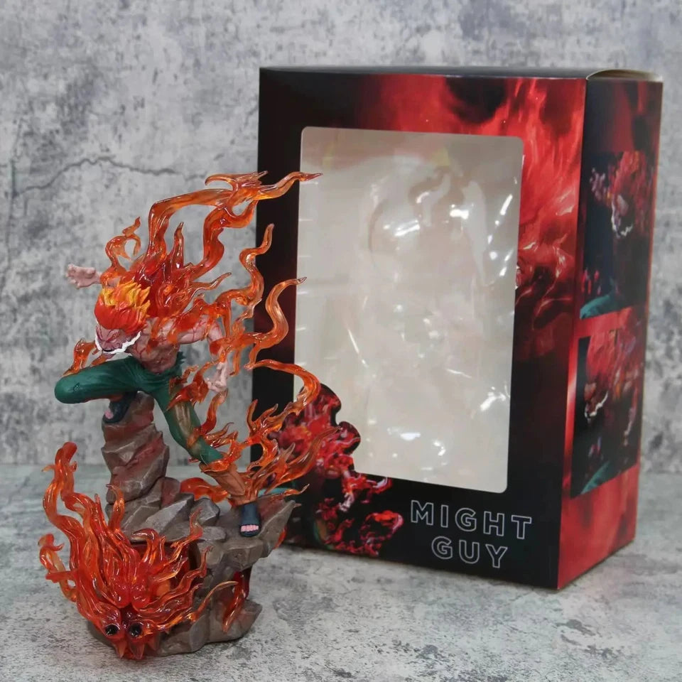 Might Guy Eight Gates Naruto Collector-Grade Anime Figure PVC 9" [Boxed]