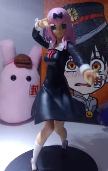 Kaguya Shinomiya & Chika Fujiwara Love is War Kawaii Anime Figure PVC 7" [Boxed]