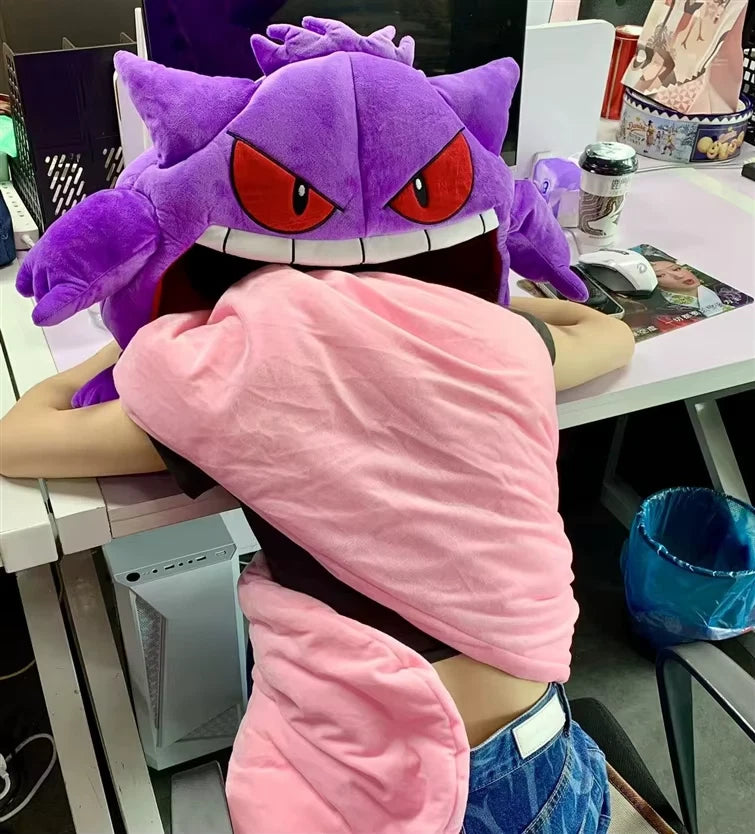Gengar Tongue Sleeping Bag Therapy Buddy Plush 22 x 25" [Tongue length: 4.2 ft]