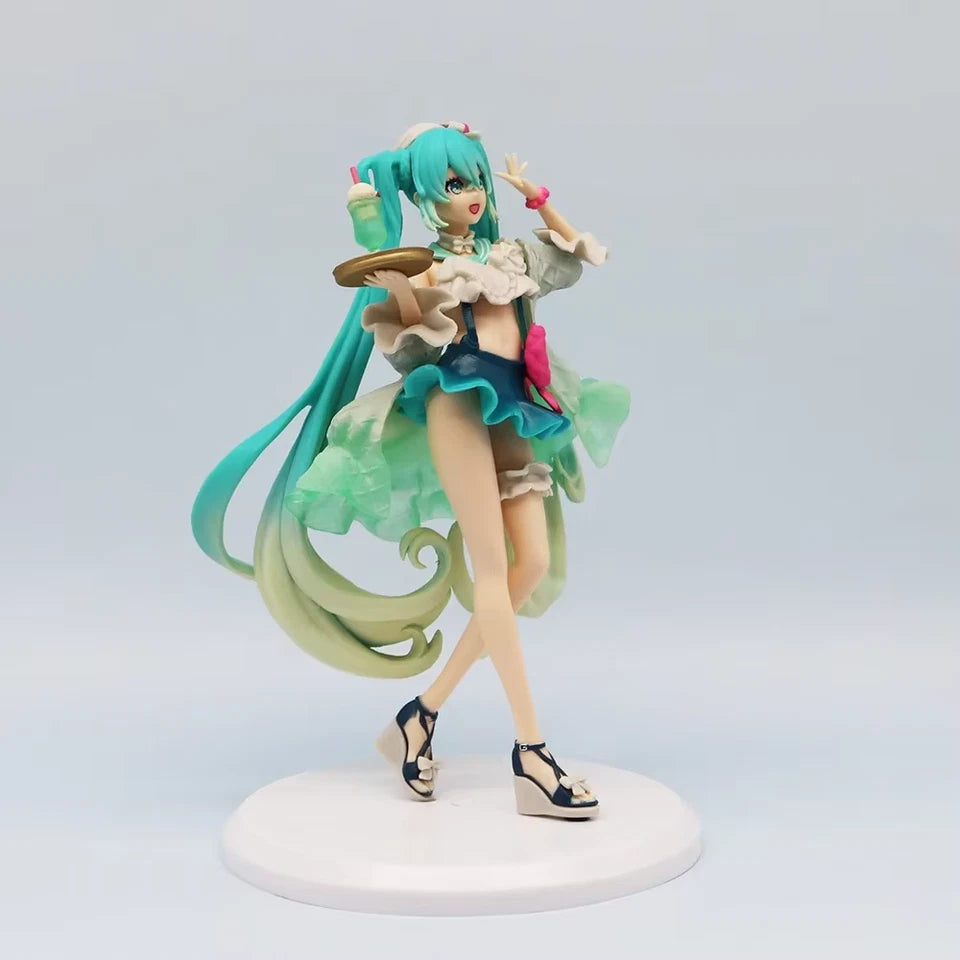Hatsune Miku Tropical Juice Project DIVA Vocaloid Kawaii Premium Figure PVC 7" [Boxed]