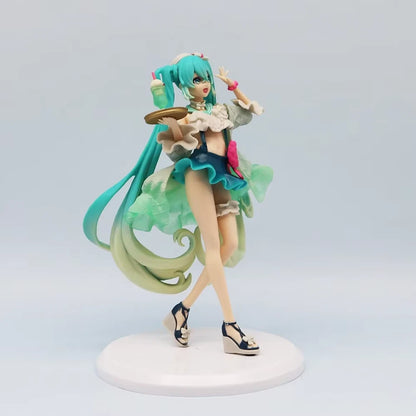 Hatsune Miku Tropical Juice Project DIVA Vocaloid Kawaii Premium Figure PVC 7" [Boxed]