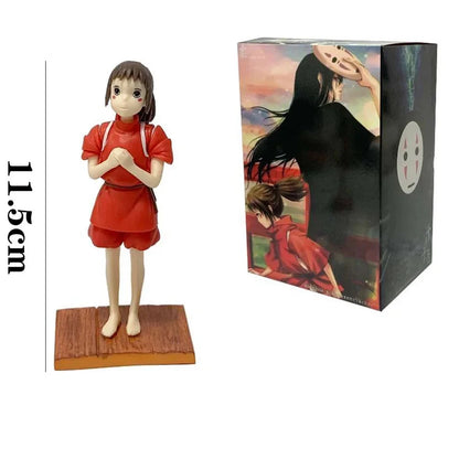 Chihiro Ogin, Kaonashi Spirited Away Movie Anime Figure Model Statue PVC 5" [Boxed]