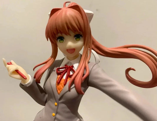 Monika Doki Doki Literature Club! Kawaii Anime Figure Model Statue PVC 7" [Boxed]