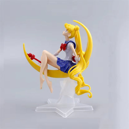 Usagi Tsukino Sailor Moon Anime Kawaii Desktop Figure Girl PVC 5.9" [No Box]