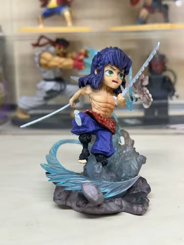 Inosuke Hashibira Demon Slayer Anime Collectible Chibi Figurine PVC 3.5" [Boxed]