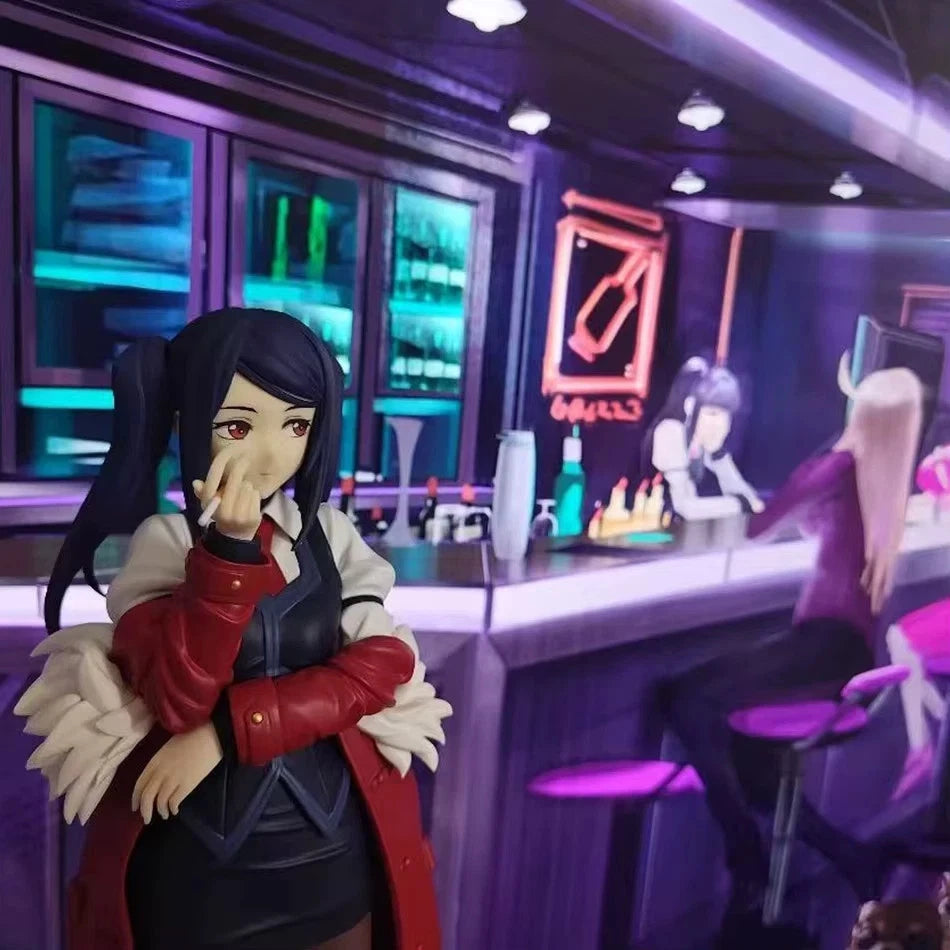Jill Stingray Bartender VA-11 Hall-A Cyberpunk Anime Figure Model Statue PVC 8" [Boxed]
