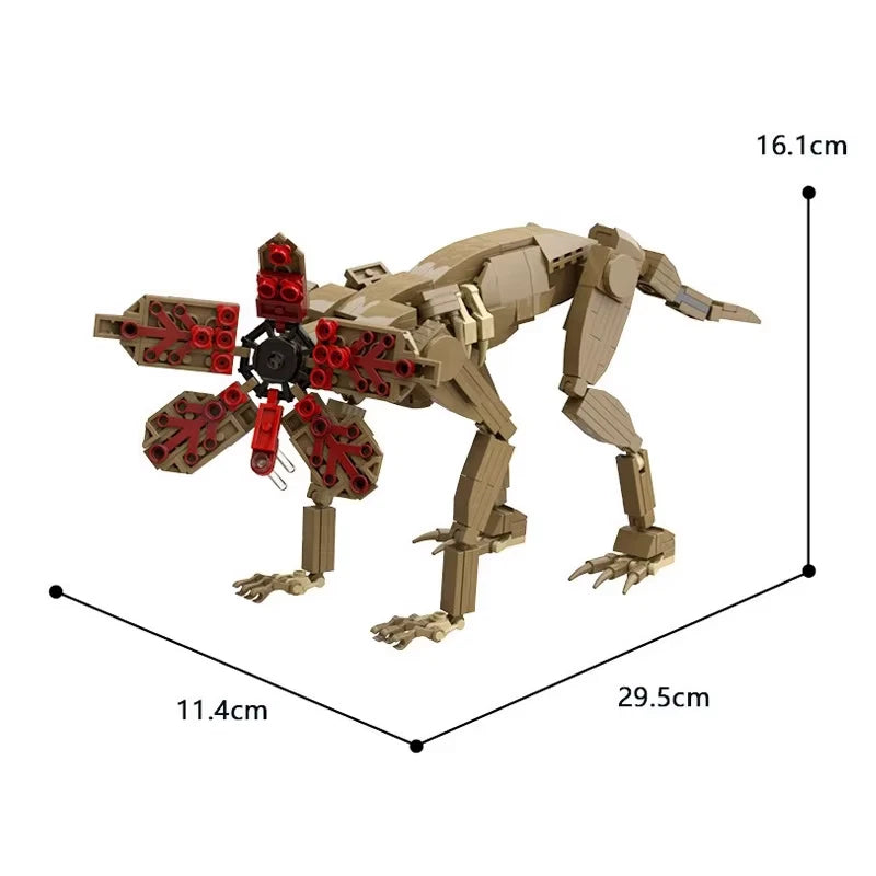 Demogorgon Stranger Things Adjustable Building Blocks 553 pcs set 12" [No Box]