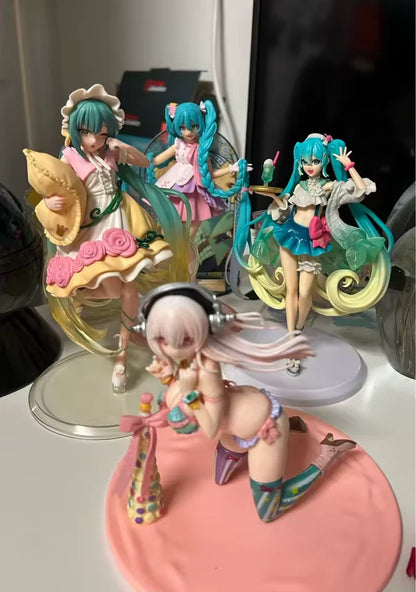 Hatsune Miku Tropical Juice Project DIVA Vocaloid Kawaii Premium Figure PVC 7" [Boxed]