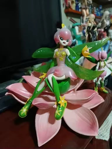 Lillymon Fairy Pixie DIGIMON Collectible Classic Anime Figure 5.5" [No Box]