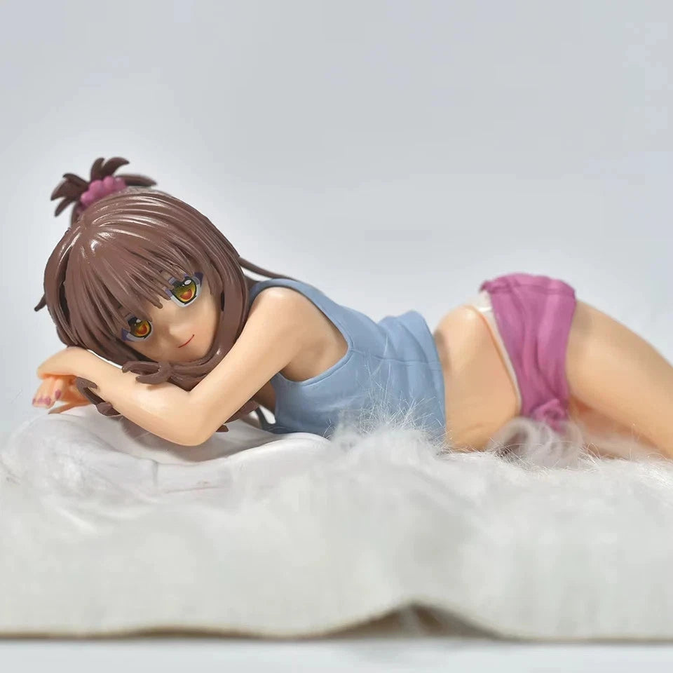 Yuuki Mikan Relaxing To LOVE-Ru Cast Off Anime Figure Model PVC 2” [Adult Collectible]