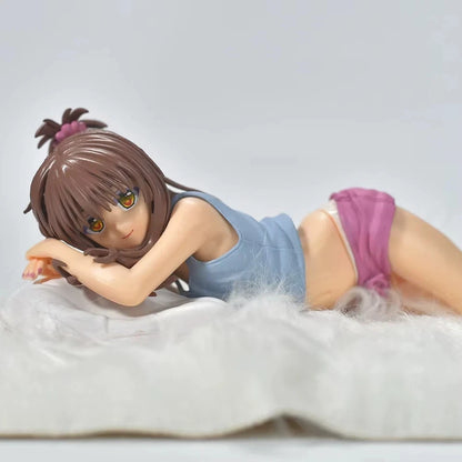Yuuki Mikan Relaxing To LOVE-Ru Cast Off Anime Figure Model PVC 2” [Adult Collectible]