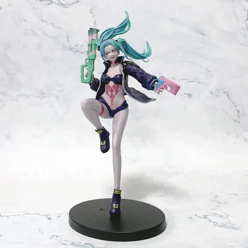 Rebecca The Destroyer Cyberpunk Edgerunners Popular Anime Figure PVC 9" [Boxed]