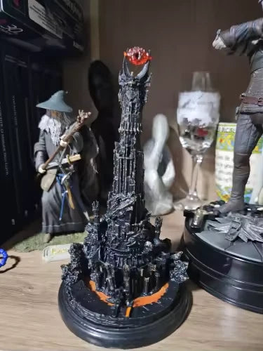 Barad-dur the Dark Tower The Lord of the Rings Ornament Statue Model PVC 7.8" [Boxed]