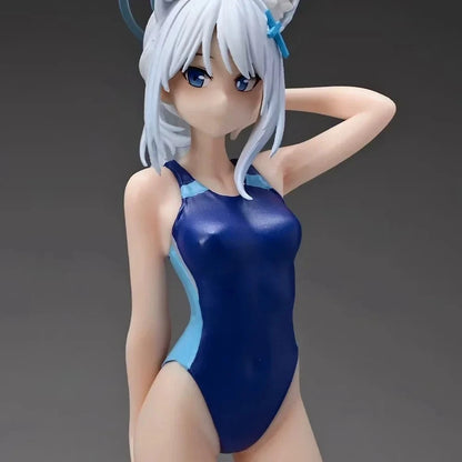 Sunaookami Shiroko Swimsuit Blue Archive Anime Figure Model Statue PVC 9" [Boxed]