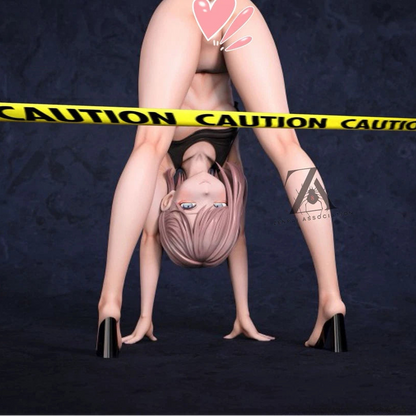 Sayaka Yoga Pose Mitasarete Mezameru Asa ni Manga Cast Off Figure PVC 5" [No Box] *Adult Collectible*