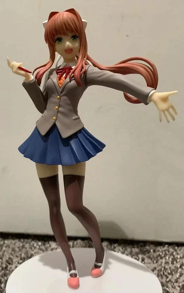 Monika Doki Doki Literature Club! Kawaii Anime Figure Model Statue PVC 7" [Boxed]