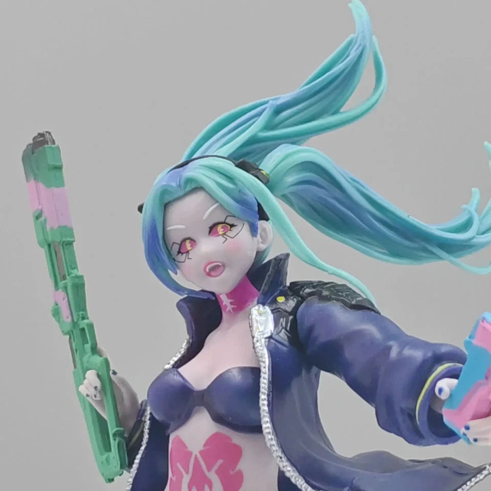 Rebecca The Destroyer Cyberpunk Edgerunners Popular Anime Figure PVC 9" [Boxed]