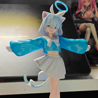 Arona Neko Student Blue Archive RPG Kawaii Nekomimi Figure PVC 8" [Boxed]