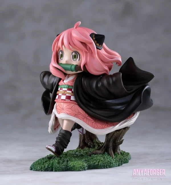 Anya Nezuko Outfit Spy × Family Demon Slayer Anime Figure PVC 4.7" [Boxed]