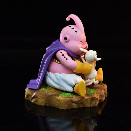 Majin Buu Sitting Kawaii Dragon Ball Z Cute Anime Figure Model PVC 3.3" [No Box]