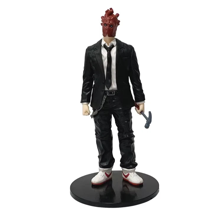 Shin Heart Mask, Caiman Gas Mask Dorohedoro Anime Figure Model Statue PVC 7.4" [Boxed]
