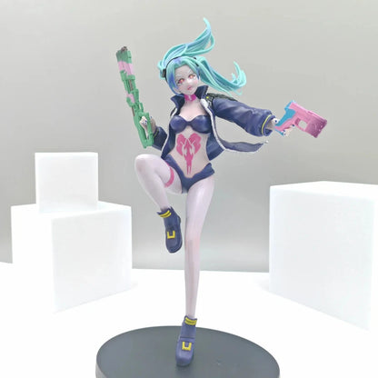 Rebecca The Destroyer Cyberpunk Edgerunners Popular Anime Figure PVC 9" [Boxed]