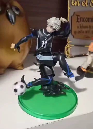 Seishiro Nagi Soccer Jersey Blue Lock Anime Figure Model Statue PVC 4" [No Box]