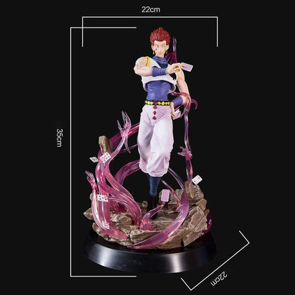 Hisoka Hunter × Hunter Anime Adjustable Action Figure PVC 11.8" [Boxed]