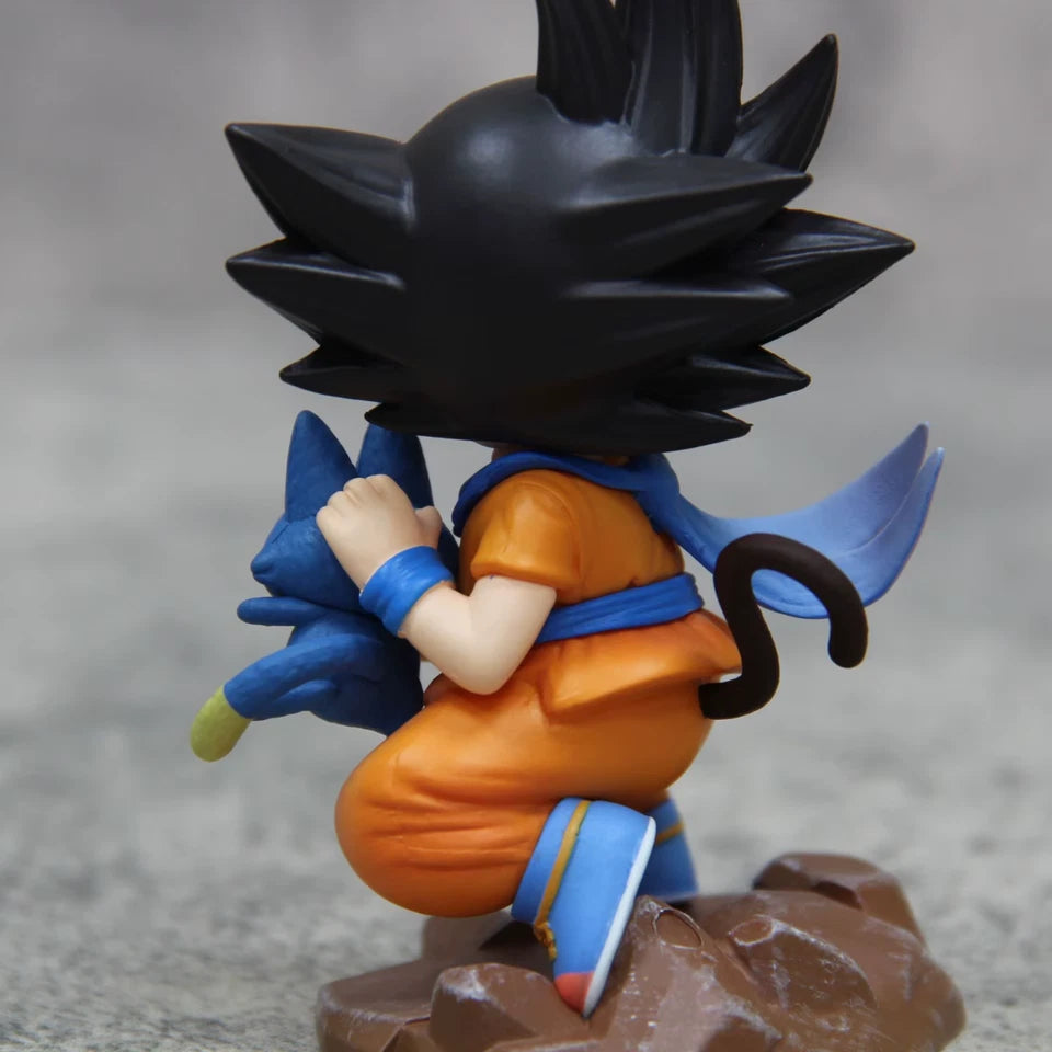 Young Goku & Puar Dragon Ball Z Anime Collectible Action Figurine PVC 4" [Boxed]