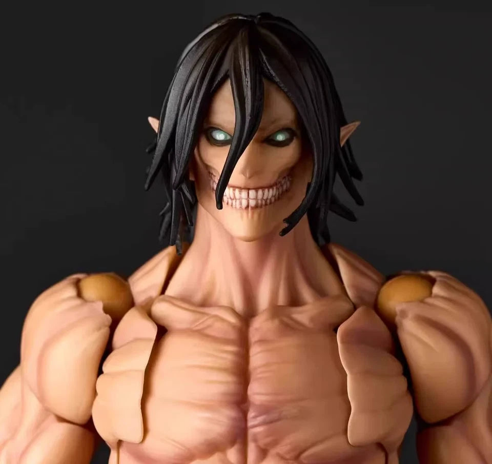 Eren Attack on Titan Form AoT Adjustable Action Anime Figure PVC 5.9 in [Boxed]