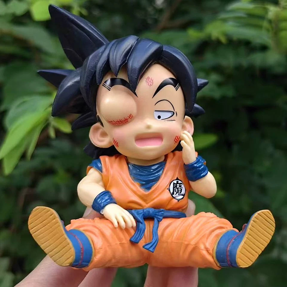 Childhood Gohan Bruised Up Dragon Ball Anime Figure Model Statue PVC 4" [No Box]