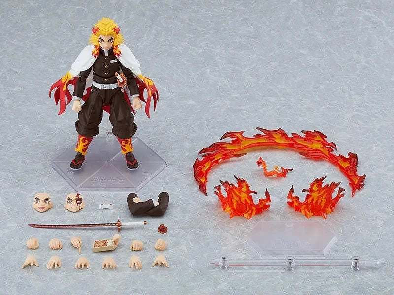 Kyojuro Flame Breathing Demon Slayer Anime Adjustable Figure PVC 5.5" [Boxed]