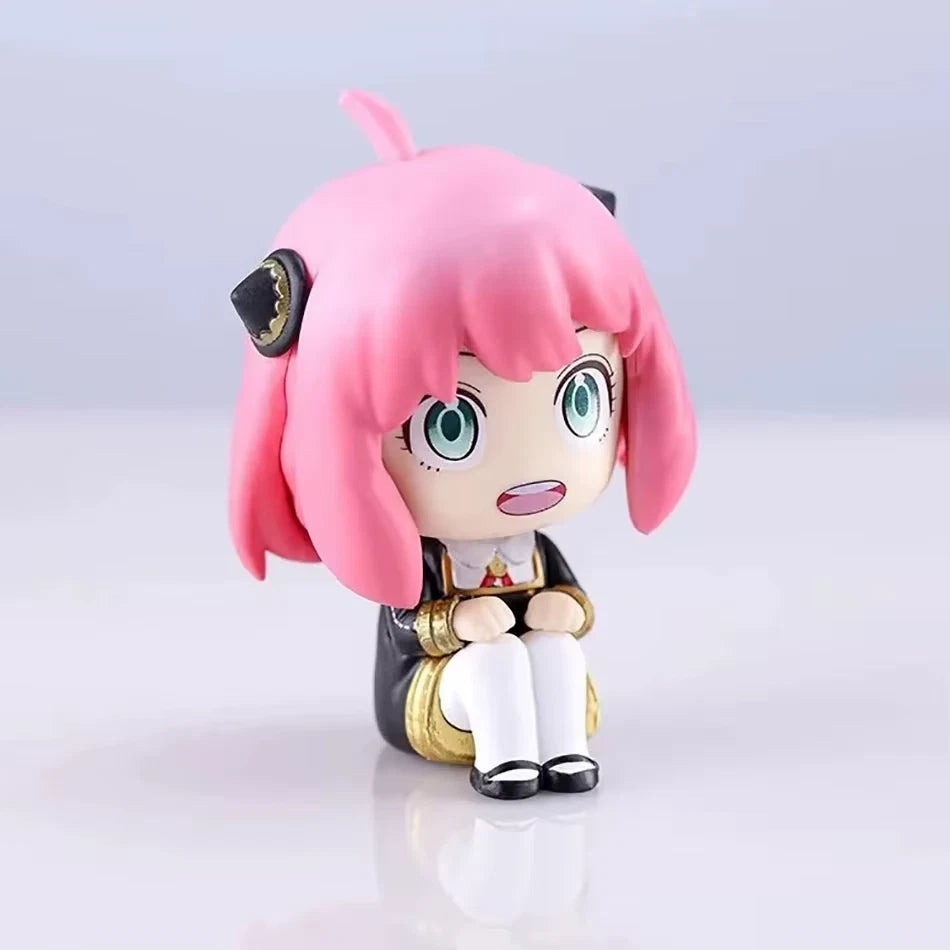 Anya Forger Spy × Family Anime Kawaii Desktop Miniature Figurine PVC 3.9" [No Box]