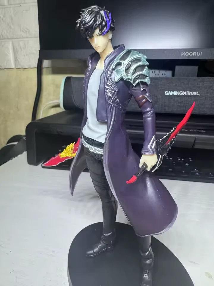 Sung Jin-woo Kamish's Wrath Solo Leveling Anime Figure Model Statue PVC 7" [Boxed]