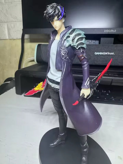 Sung Jin-woo Kamish's Wrath Solo Leveling Anime Figure Model Statue PVC 7" [Boxed]
