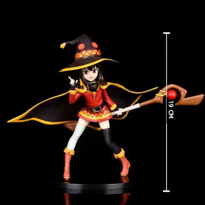 Megumin Wizard Attire KonoSuba Anime Collectible Kawaii Figure PVC 7" [Boxed]