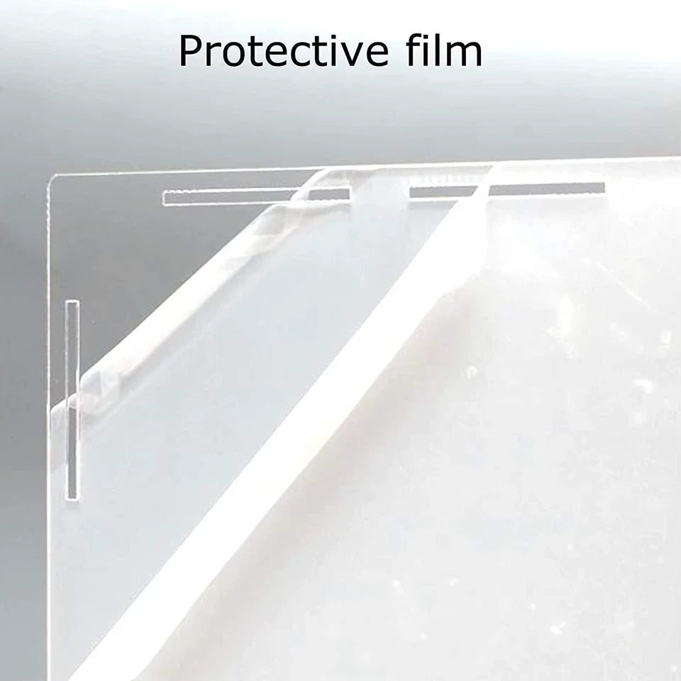 Mirror Openable Door Acrylic Display Case Dustproof Box