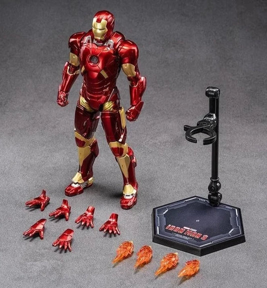 Iron Man Mark 9 Marvel Adjustable Classic Action Figure Model PVC 6.5" [Boxed]