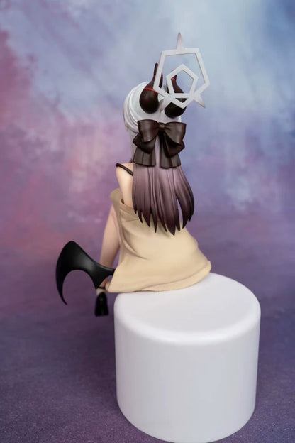 Onikata Kayoko Sitting Blue Archive RPG Kawaii Anime Figure PVC 6.2" [No Box]