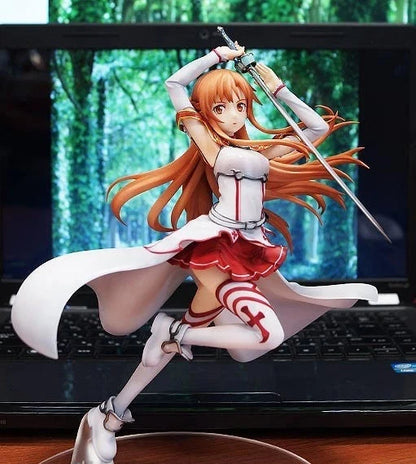 Asuna Knight Of The Blood Sword Art Online Anime Kawaii Figure PVC 8.2" [Boxed]