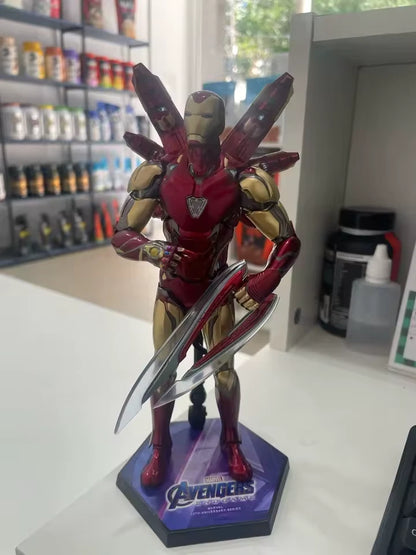 Iron Man Mark 85 Marvel Endgame Adjustable Iconic Action Figure PVC 6" [Boxed]